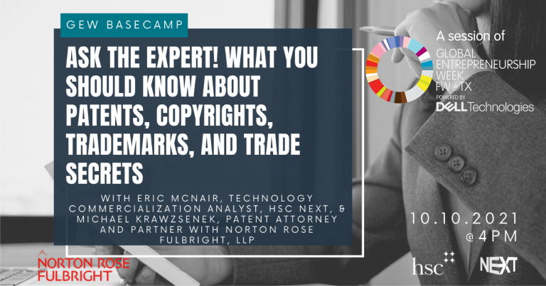 Ask the Expert! What You Should Know About Patents, Copyrights, Trademarks, and Trade Secrets