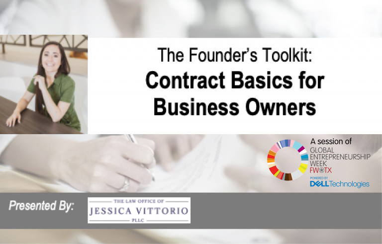 The Founder’s Toolkit: Contract Basics for Business Owners